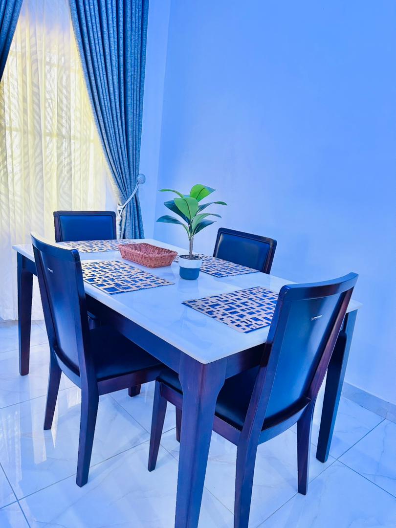 Modern dining area